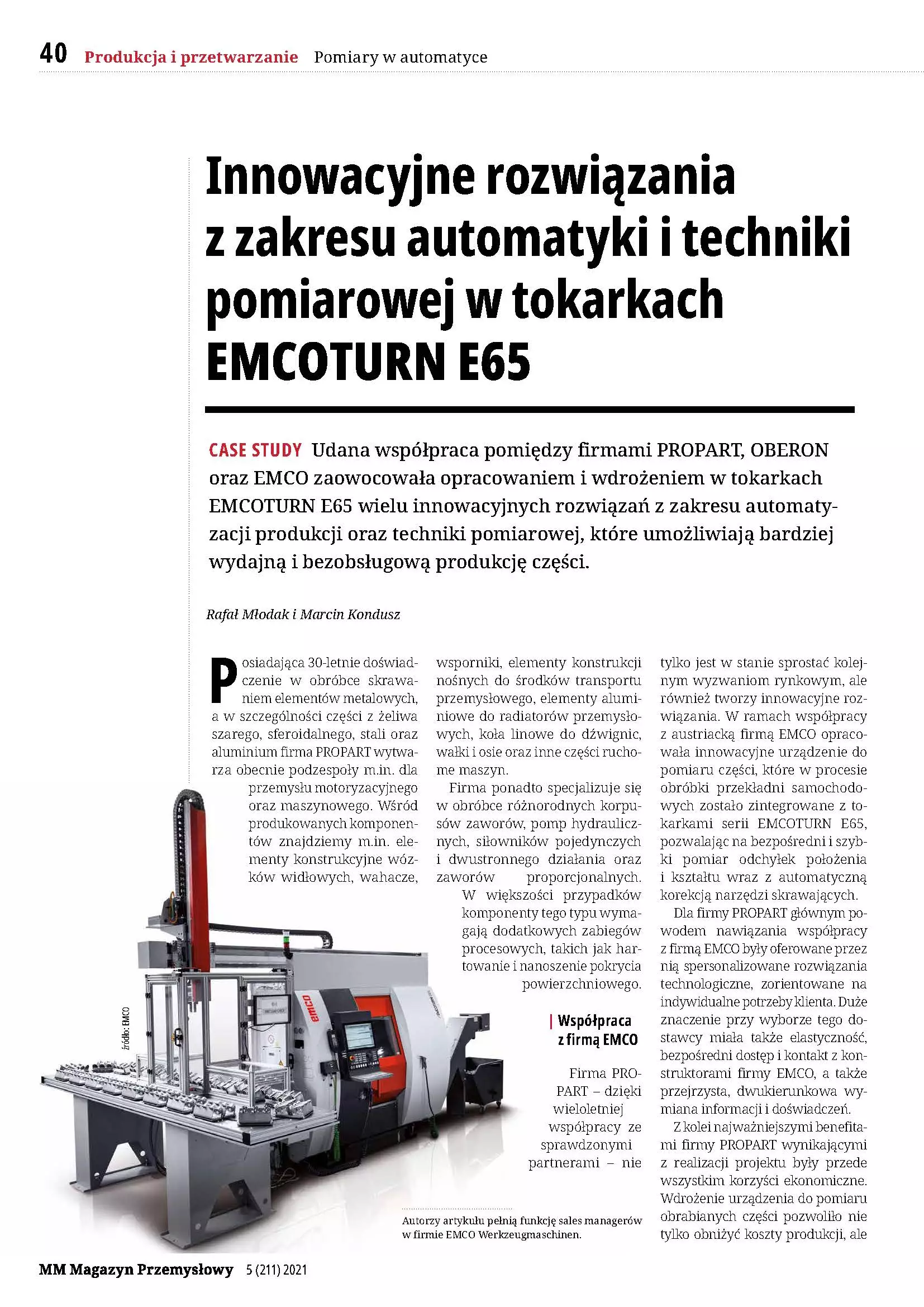Industry press about PROPART